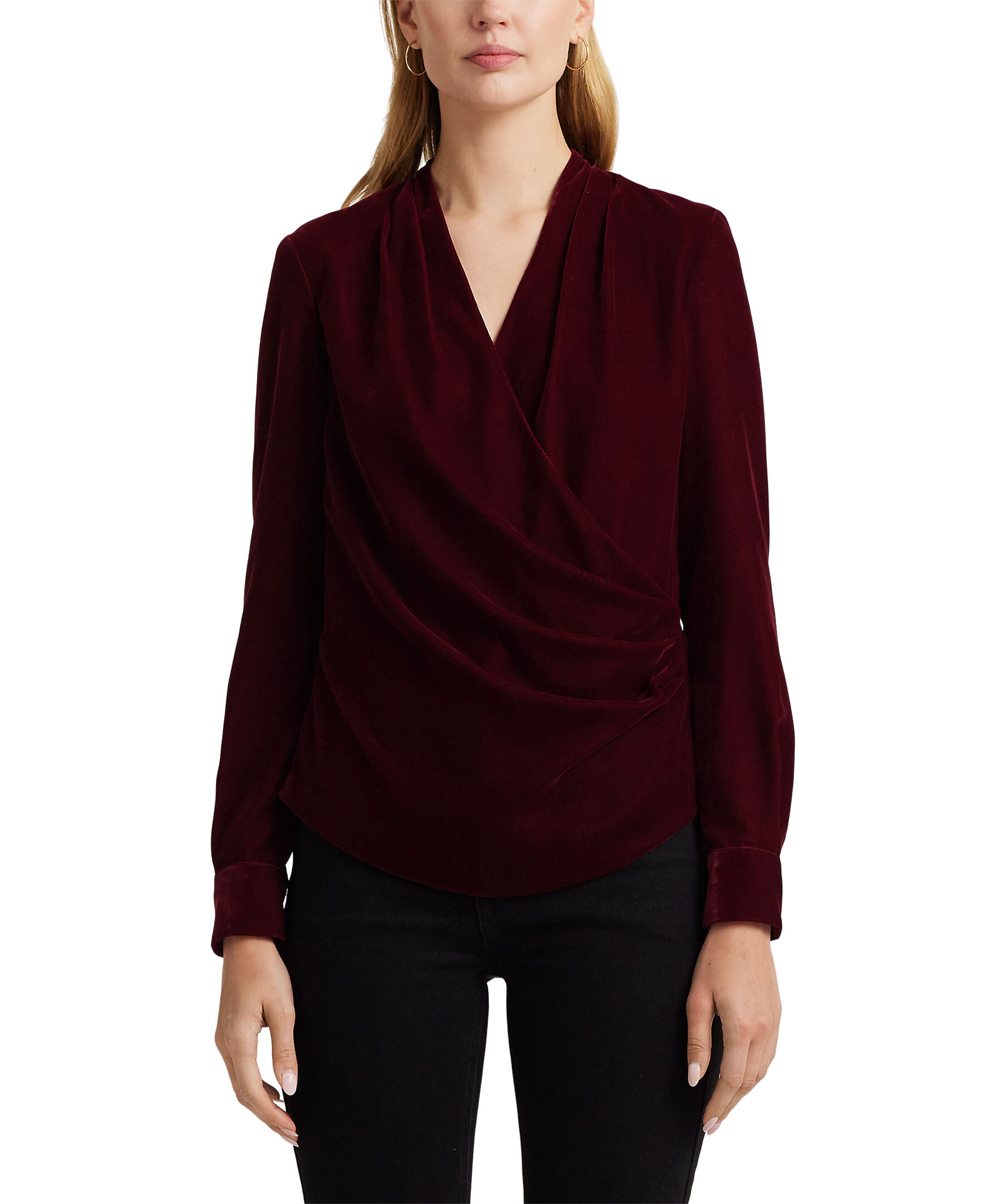 Clifette velvet ls top