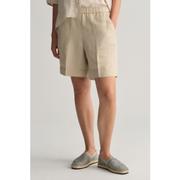 Linen pull on shorts