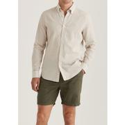 Linen Microcheck Shirt